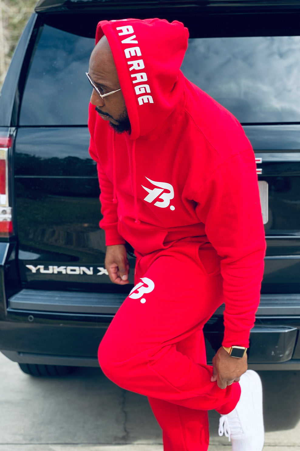 B-Iconic Jogger Pants (RED)